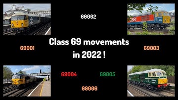 Class 69 Movements in 2022 ft ALL 6 Current Locos