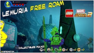 Lego Marvel Superheroes 2: Lemuria FREE ROAM (All Collectibles) - HTG