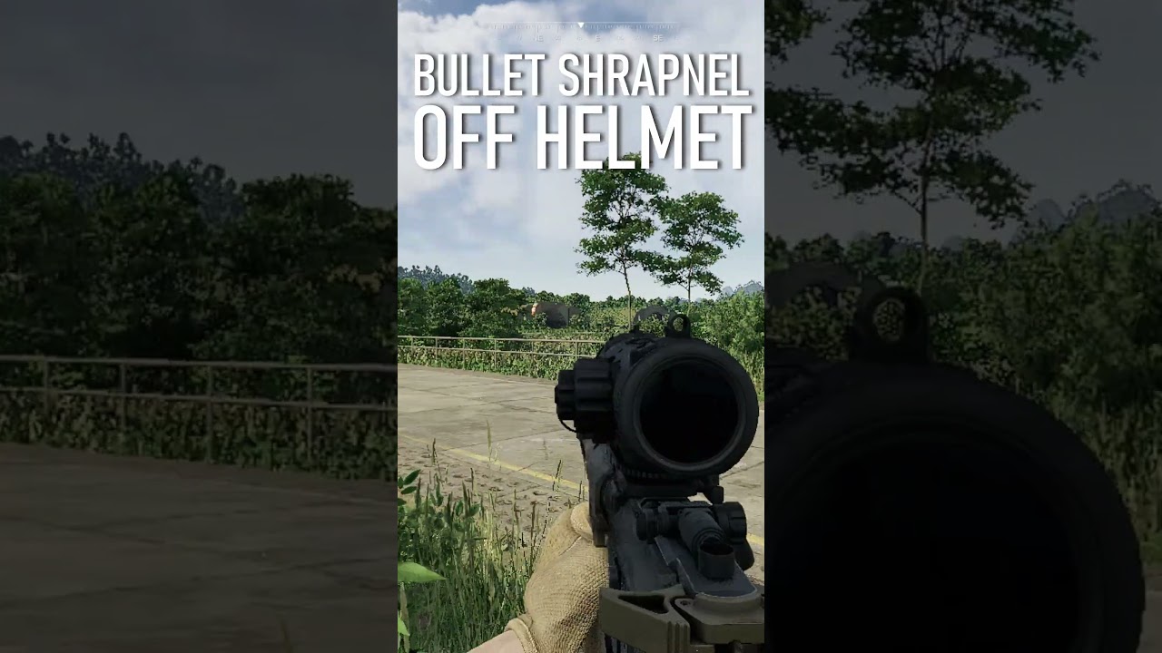 Bullet Shrapnel Off Helmet 😲 | GRAY ZONE WARFARE 