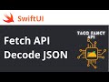 Fetching JSON data from an API | SwiftUI in 5 minutes | 2020