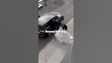 Thumbnail of Which wedding do you want ?Normal vs MAFIA #wedding #mafiaqueen #automobile #weddingbliss #metrowedd