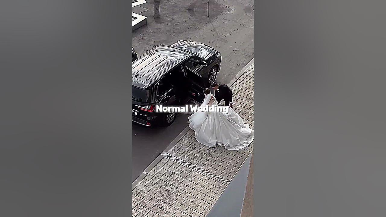 Which wedding do you want ?Normal vs MAFIA #wedding #mafiaqueen #automobile #weddingbliss #metrowedd