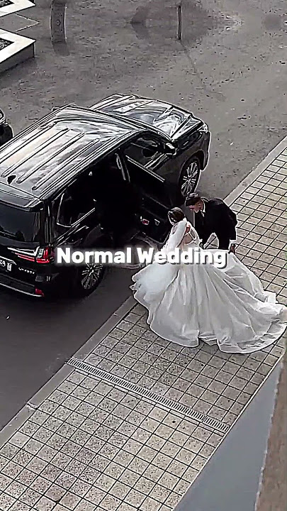 Which wedding do you want ?Normal vs MAFIA #wedding #mafiaqueen #automobile #weddingbliss #metrowedd