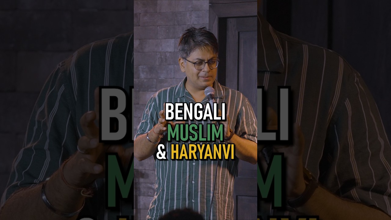 Bengali Muslim & Hariyanvi | Stand-up Comedy by Abijit Ganguly #shorts #standupcomedy #crowdwork