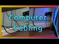 Tidying Computer Peripheral Cabling