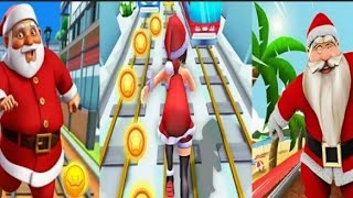 SUBWAY SANTA PRINCESS RUNNER:NIGHT MODE ANDROID/IOS GAMEPALY--HD#best #best gamer sh screenshot 5
