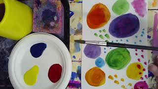 Experimenting with Primary Colors!