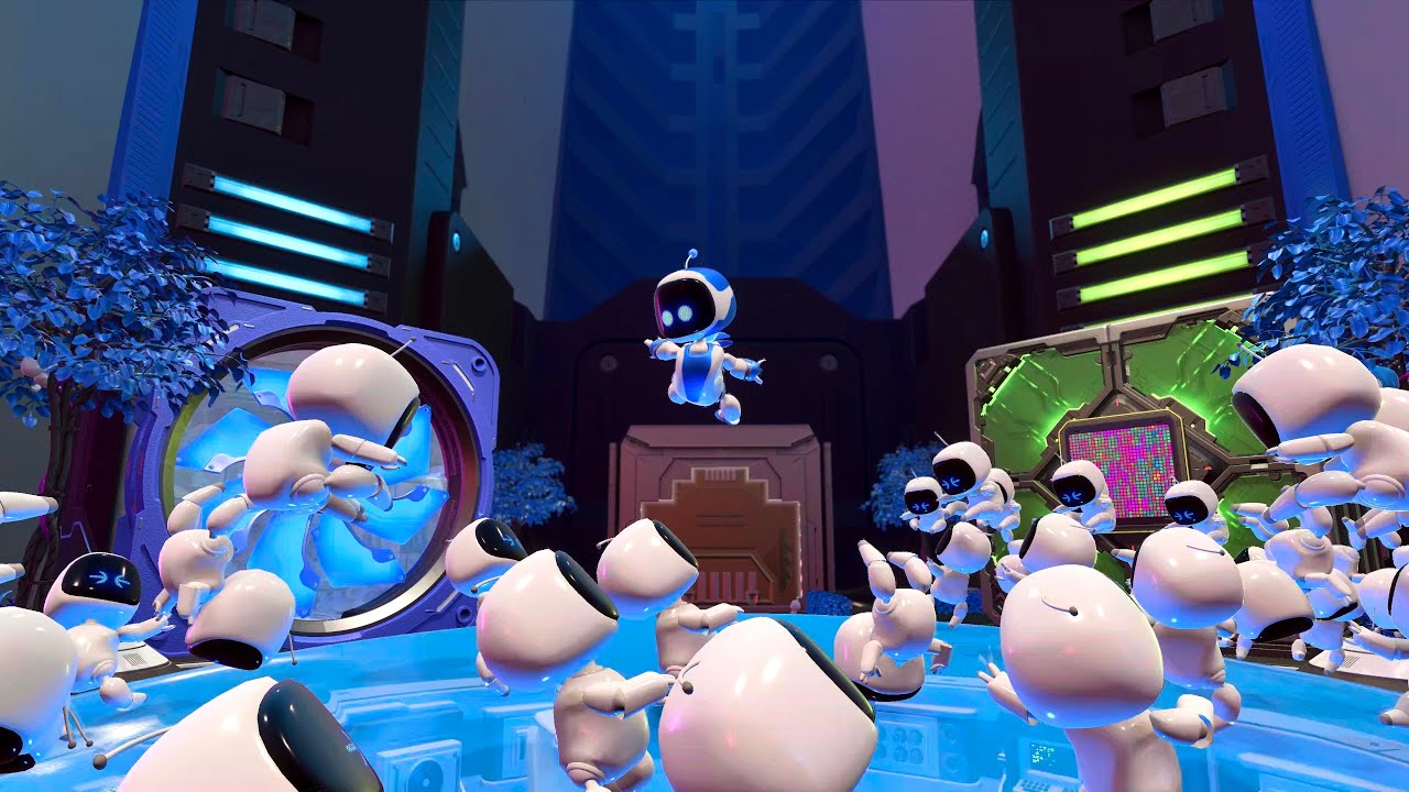 Astro's Playroom - CPU Plaza Free Roam (PS5 4K HDR)