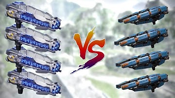 [WR] New OP Weapon Hel (after buff) VS Calamity - Damage Comparison | War Robots Test Server