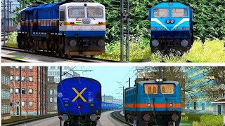 Light Locomotives Of Indian Railways in Train Simulator 2021 || wdp4 wdg4d wag9 etc | IR screenshot 4