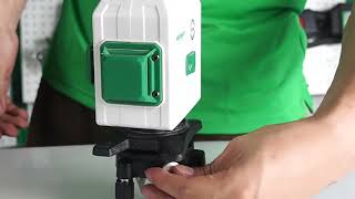 NEWBEAT 12 Line Green Laser Level Measure with 2 Battery & Remote Cont