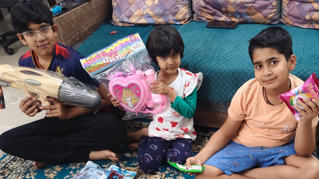 बच्चों की होली की हो गई शॉपिंग 🫟🤩