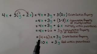 6th Grade Math 10 3e Generating Equivalent Expressions Combine Like Terms