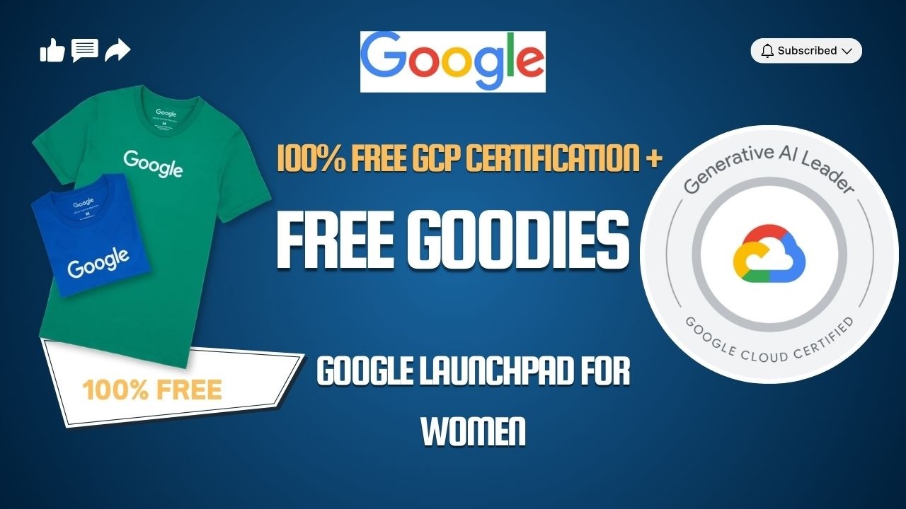 100% FREE GCP Certification + Goodies 2026 | Generative AI Leader Exam | VOUCHER WORTH 99$ FOR FREE