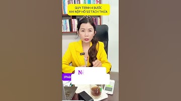 Quy trình 4 bước khi nộp hồ sơ tách thửa #dienmaibds #sohong #tintucbds #sodo #tachthua #dodac #luat