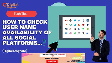 How to check user name availability on all social Platforms #domain #fb #socialmedia #digitalmagnate