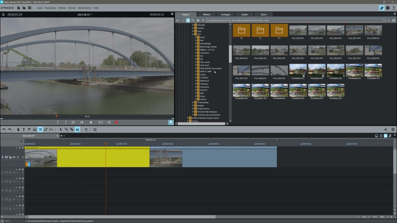 vdl2023 lut import movie