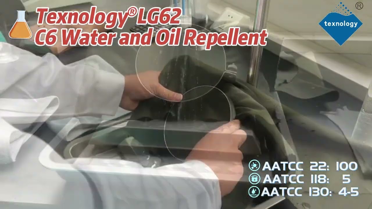 Texnology®LG62 C6 Water and Oil Repellent - fabric's best protective umbrella!