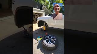 Rivian R1T DIY Tire Rotation