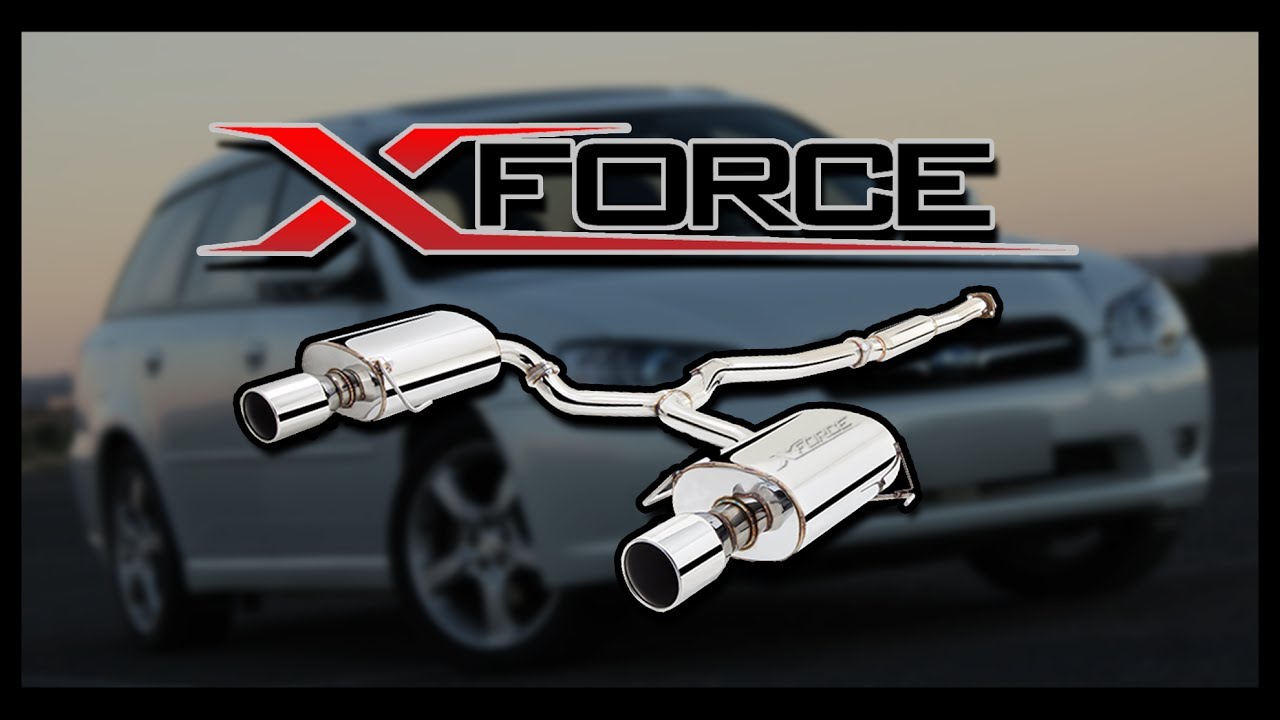 Subaru Liberty X Force Mufflers Vs X Force Catback System Comparison Youtube