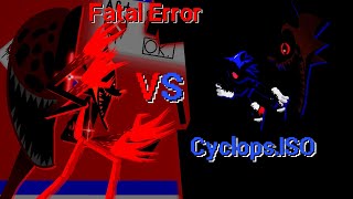 Fatal Error vs Cyclops.ISO | Stick Nodes Animation