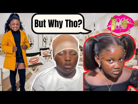 ⁣Mom Faces BACKLASH for 5 Yr Old LACE FRONT WIG INSTALL