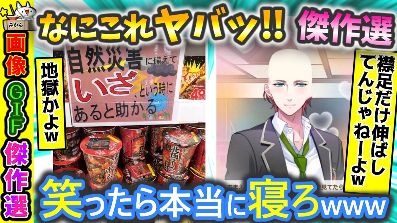 【爆笑】笑ったら即寝ろ！おもしろヤバい画像80選