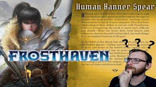 Frosthaven Banner Spear starting class - early first impressions and builds
