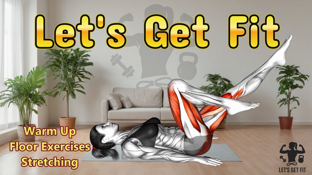 🔥Full-Body Floor Workout Routine with Warm-up & Stretching No. 1🔥 - YouTube