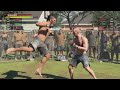EA SPORTS UFC 5 Pro Fight Contract Johnny Walker Ko's Jason Statham in the backyard.