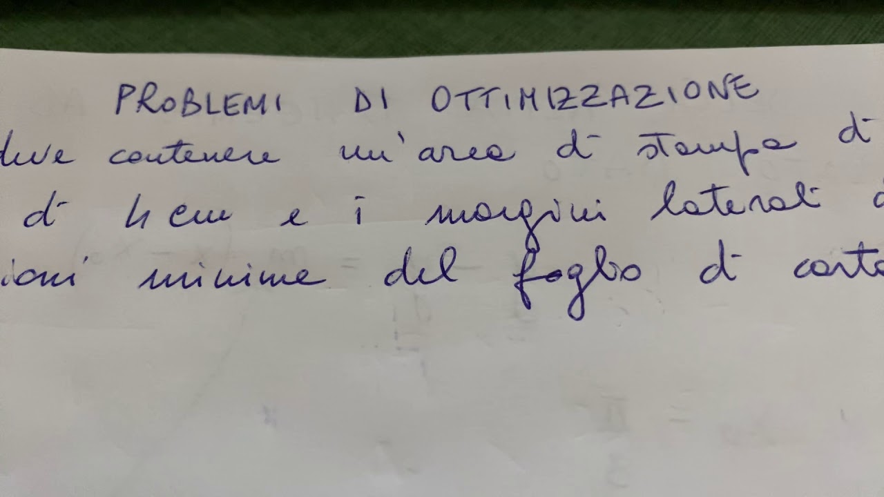 Problemi di ottimizzazione