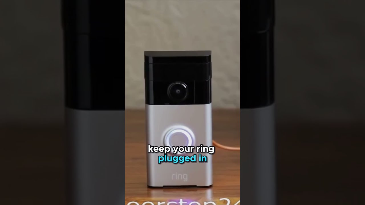 Charging Your Ring Doorbell
