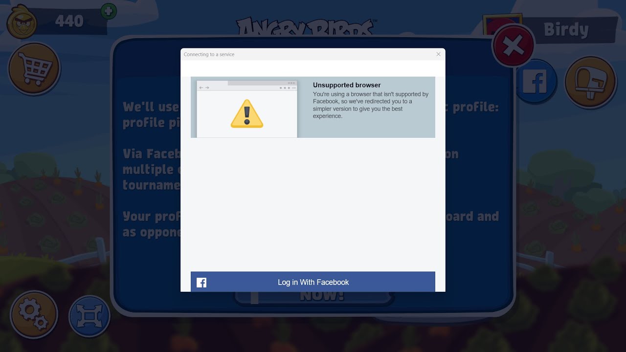 Angry Birds Friends Facebook Log In Problems Solved