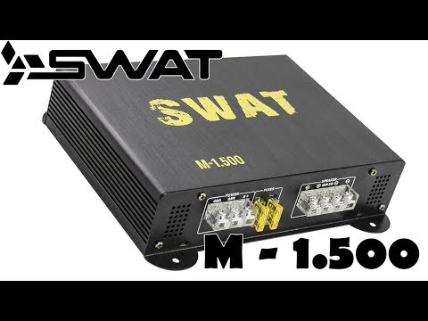 Обзор автомобильного усилителя мощности (моноблока) Swat M - 1.500