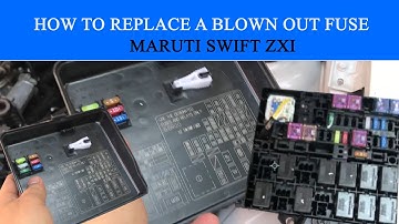 CHECK HOW TO- Inside the fuse box of Swift ZXI (How to change a blown out fuse?)