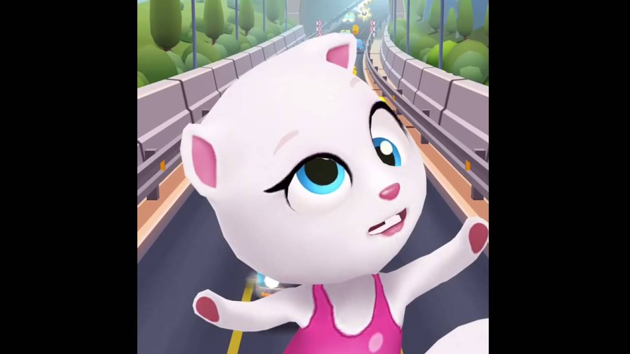 Talking Tom Gold Run | GINGER'S FOREST FUN #14 w/ Angela & Friends By Outfit7