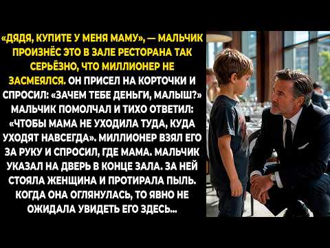 «Дядя, купите у меня маму», — мальчик произнёс это в зале ресторана так серьёзно, что миллионер...