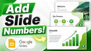 How to Add Slide Numbers in Google Slides | Show Slide Number Easily