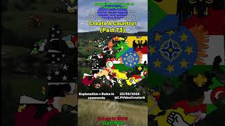 Create A Country! (Part 73) #short #shorts #map #mapper #mapping #europe #geography