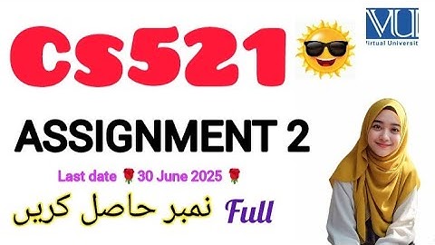 CS521 ASSIGNMENT 2 SOLUTION 2025 ||CS521 ASSIGNMENT 2 2025 ||#cs521 #assignment  #2025