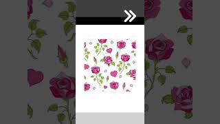 Seamless pattern with roses, vector illustration.
