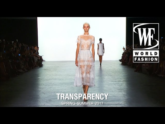 Transparency Spring/Summer 2017 Trend 