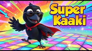 Super Kaaki (సూపర్ కాకి) | Kaaki Kaaki Kadavala Kaaki Telugu Rhyme | RhymeTime Telugu | Telugu Rhyme