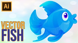 Adobe Illustrator Tutorial | How to Draw Fish Vector Part 1