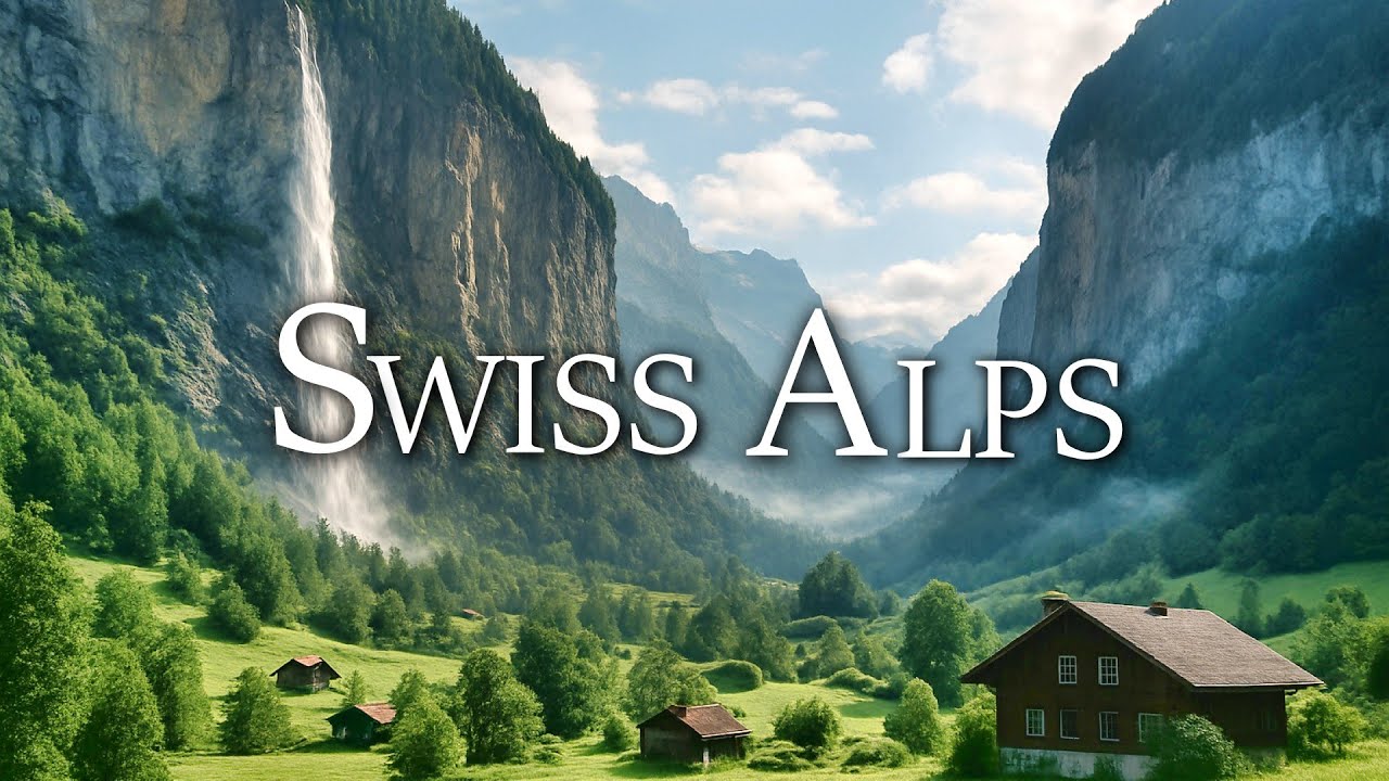 Swiss Alps in 4K - Mountains That Go Quiet | Stunning Glaciers | Relaxation Film