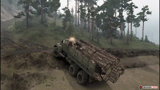 SpinTires  Сможет ли подняться  с грузом?