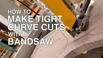 How to Make Tight Curve Cuts with a Bandsaw