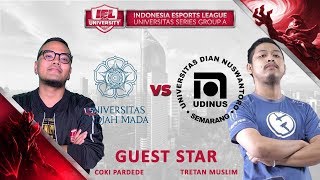 COKI&MUSLIM - UNIV GADJAH MADA vs UNIV DIAN NUSWANTORO @IEL 2019: Univeristy Series (MLBB - DOTA 2)