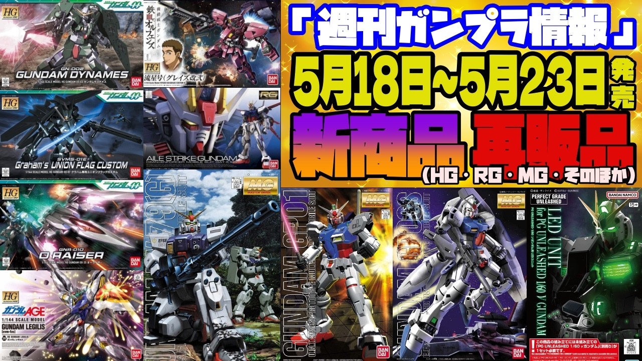 『週間ガンプラ情報』2026年5月18日～5月23日販売情報