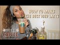 HOW TO MAKE THE BEST ICED LATTE EVER *5 STEPS* | BETTER THAN STARBUCKS